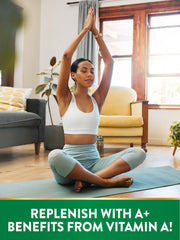 Nature's Truth bottle label detailing non-GMO and gluten-free quality.