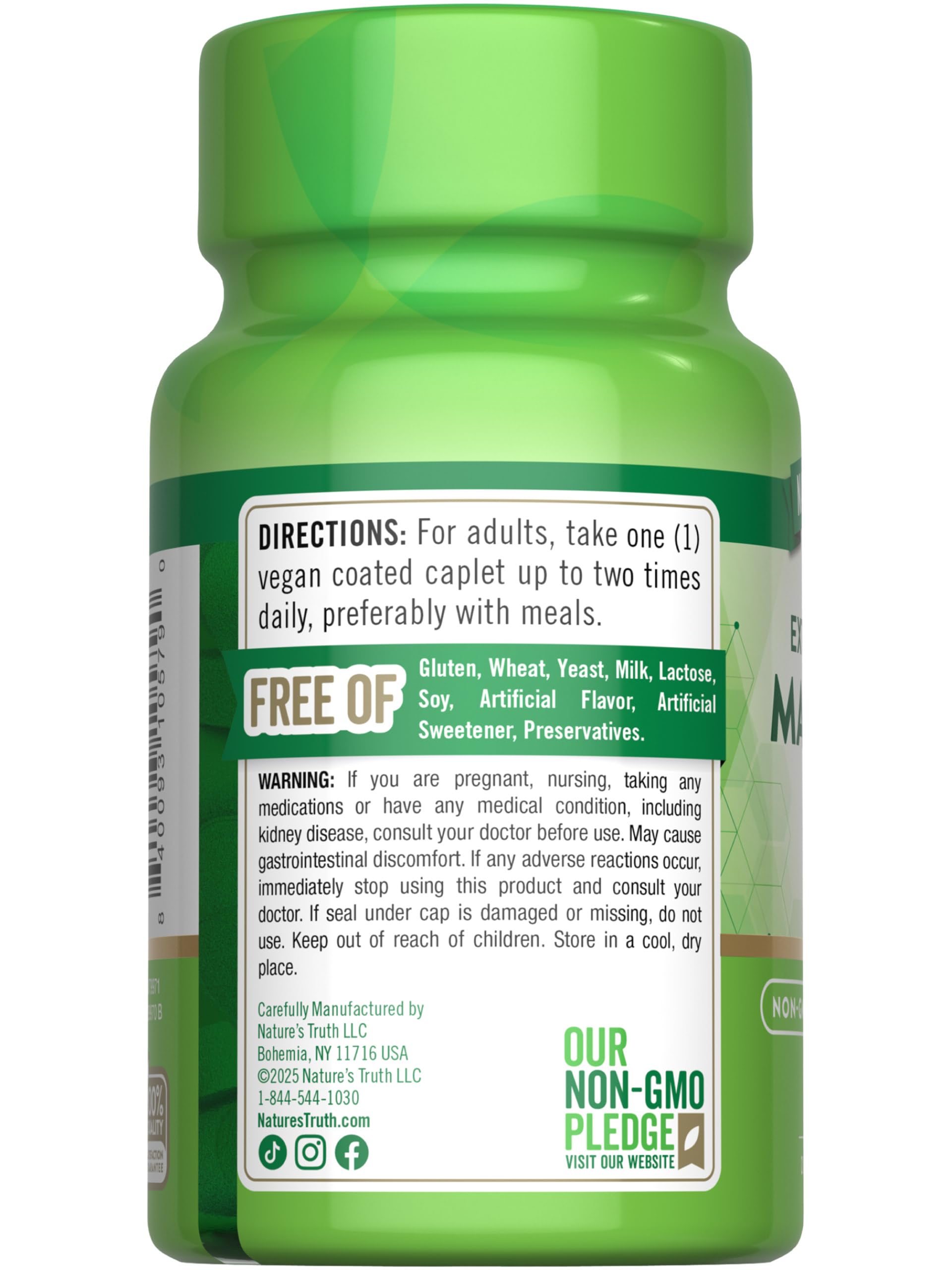 Caplets held in hand for portable daily supplement