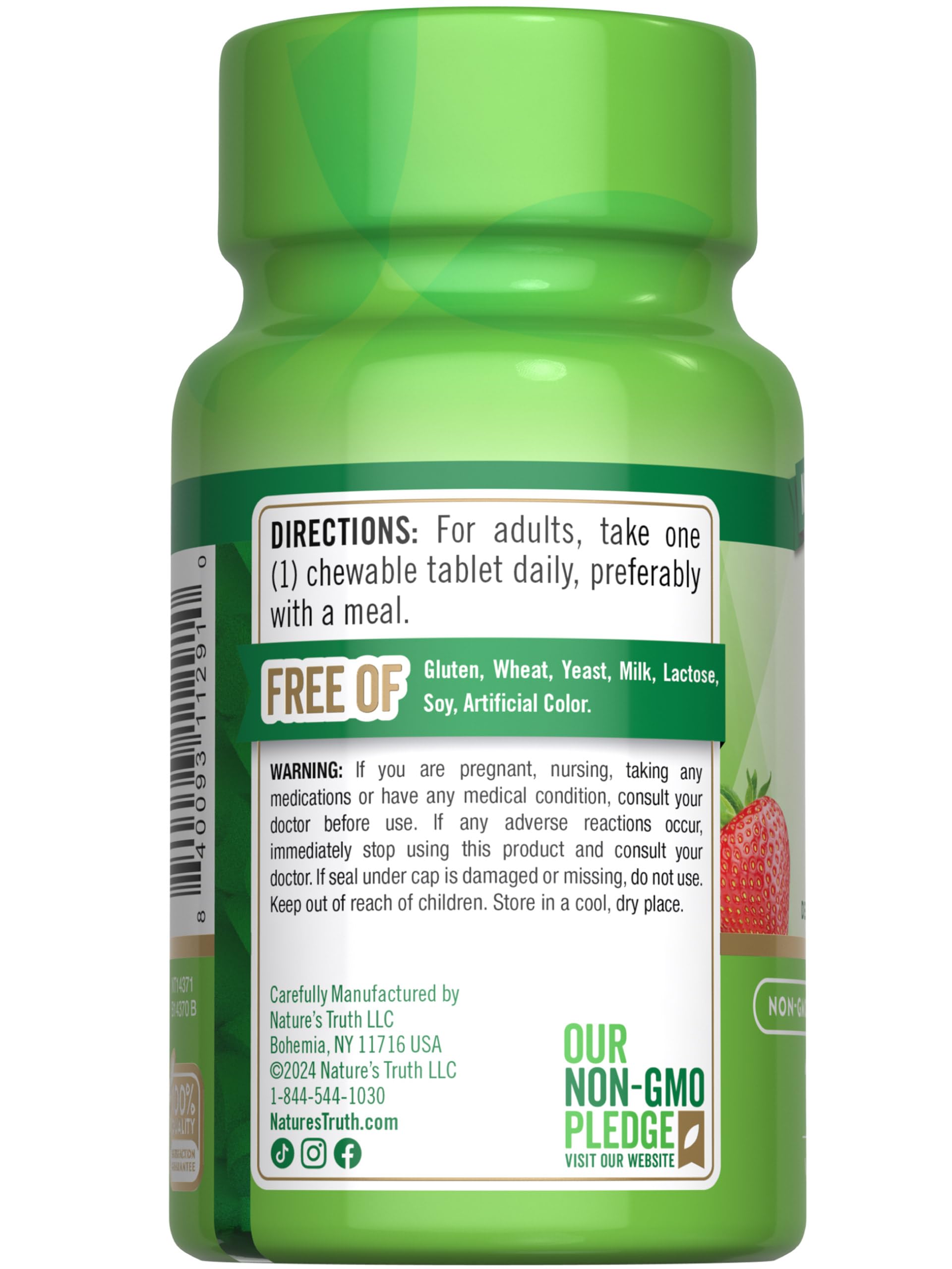 Nature's Truth D3 chewables on kitchen counter invite simple supplementation.