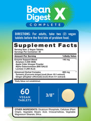 Nature's Truth Digestive Enzymes front label shows vegan and gluten-free formula