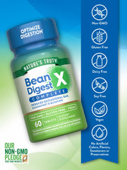 Nature's Truth Digestive Enzymes tablets highlight vegan-friendly supplement