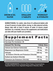 Nature's Truth electrolyte tablets dissolving in water for quick flavor-free refreshment