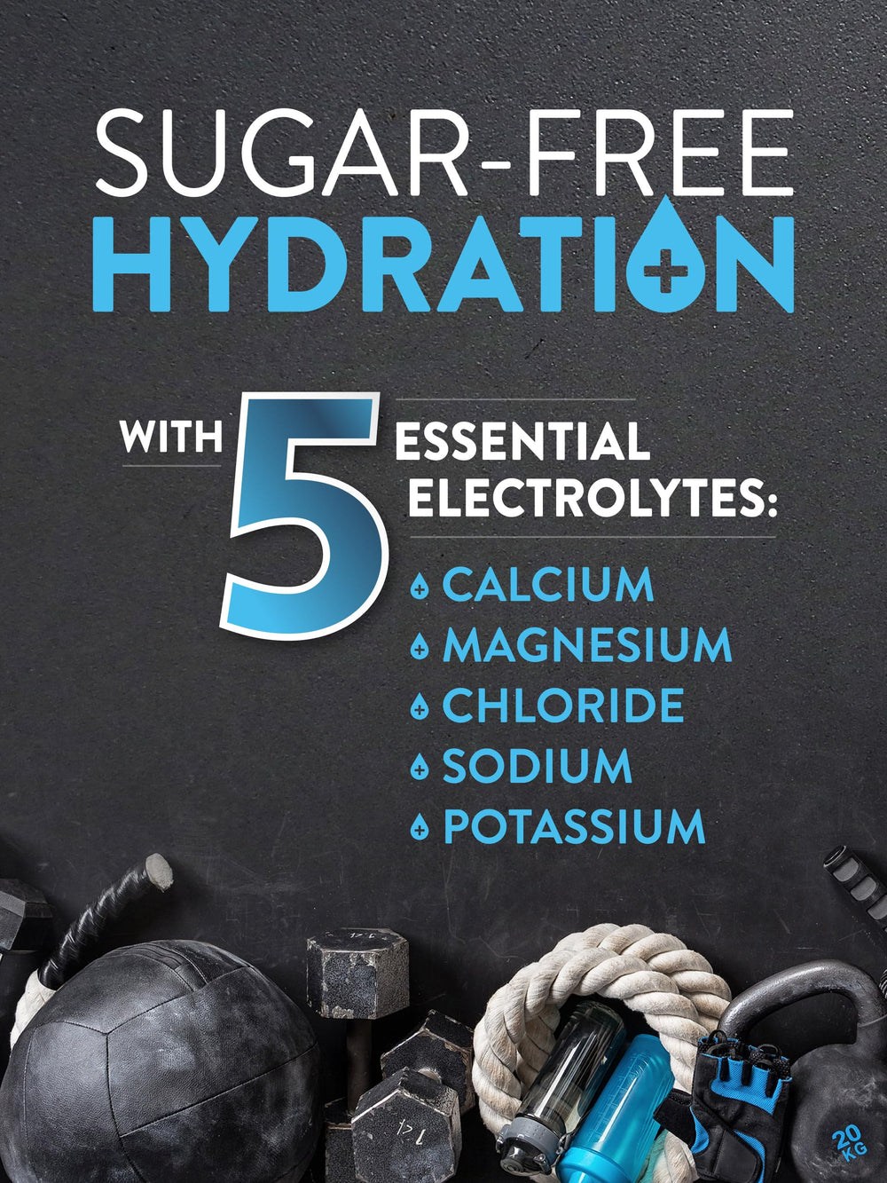 Nature's Truth electrolyte tablets pack shot showing vegan, sugar-free hydration option