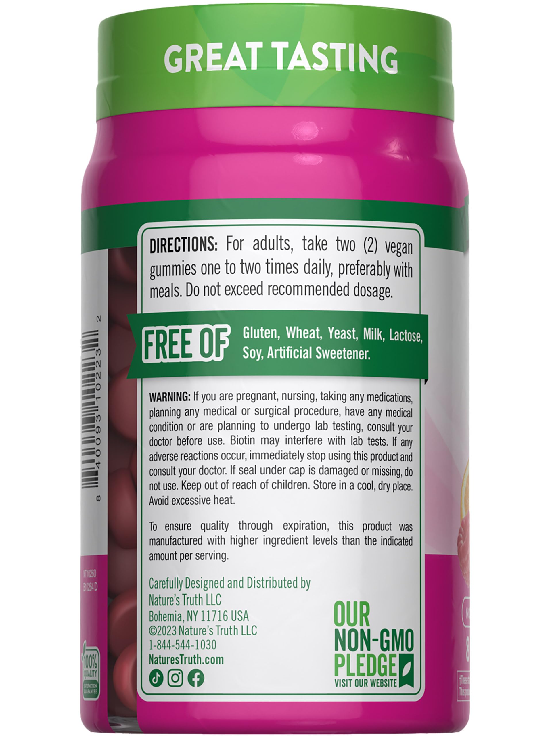 Nature's Truth envase práctico para llevar contigo