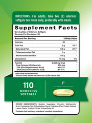 Nature's Truth lemon-softgel fish oil with pleasant daily intake.