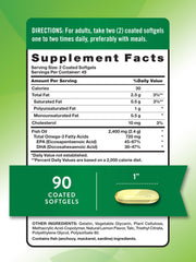 Nature's Truth omega-3 bottle with label