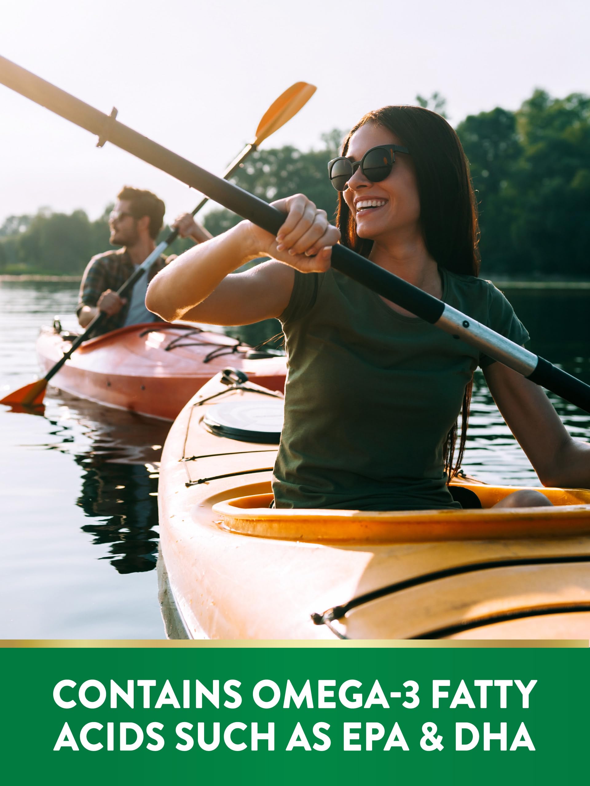 Pour-ready Nature's Truth omega-3 softgels