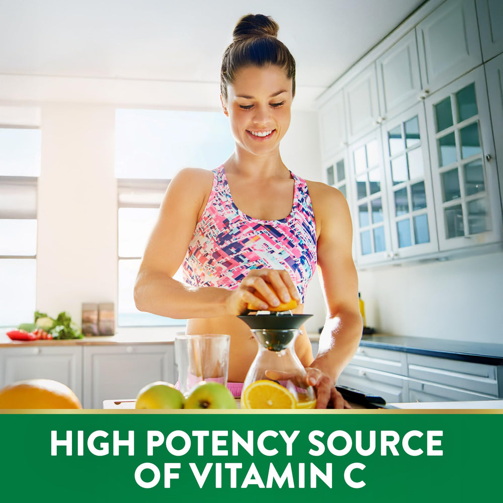 Nature's Truth label close-up highlights vegan, gluten-free, non-GMO formulation.