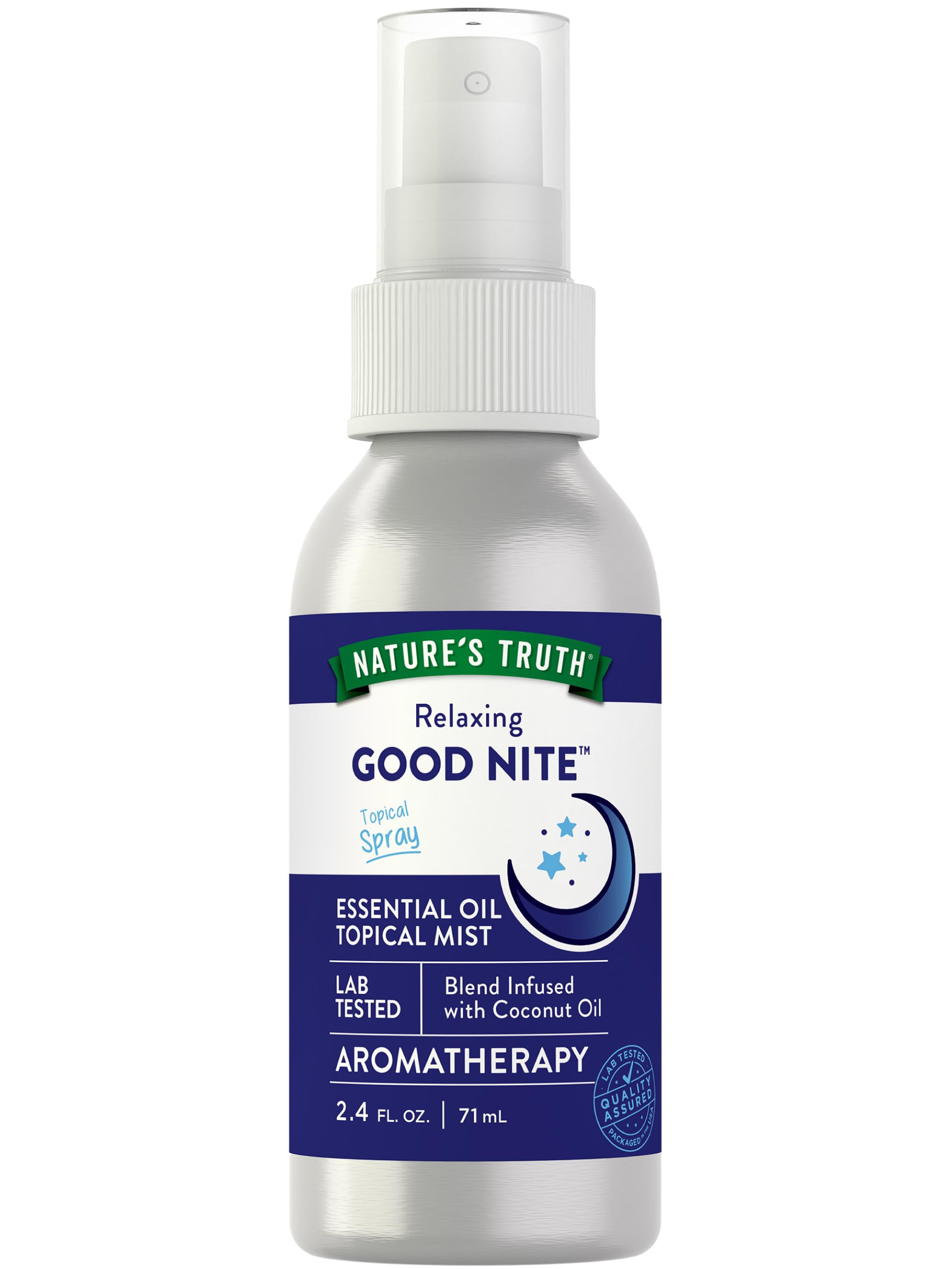 Nature's Truth Good Nite bottle for calming aromatherapy and easy topical use