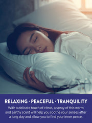 Calm yoga scene with Good Nite mist supporting mindful practice
