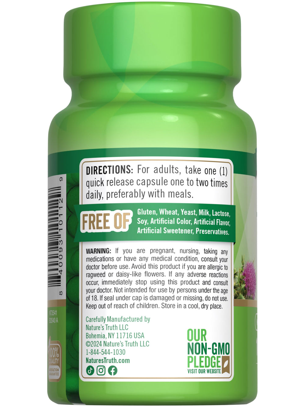 Nature's Truth herbal supplement packaging scene for a trusted routine.