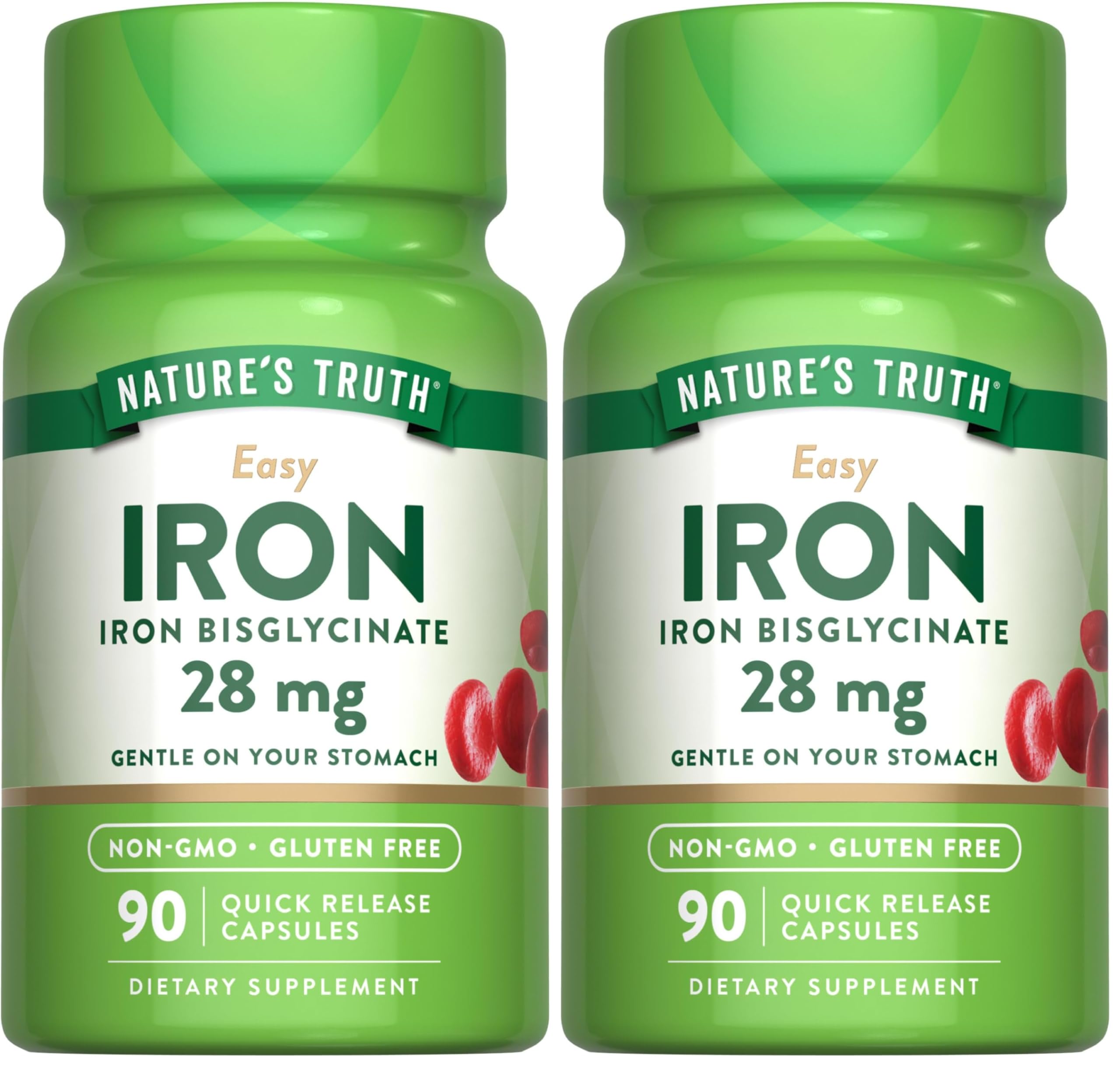Nature's Truth iron supplement bottle front for everyday energy support