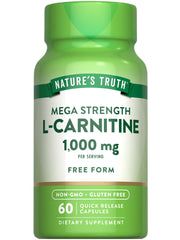 Nature's Truth L-Carnitine 1000mg bottle for daily active use