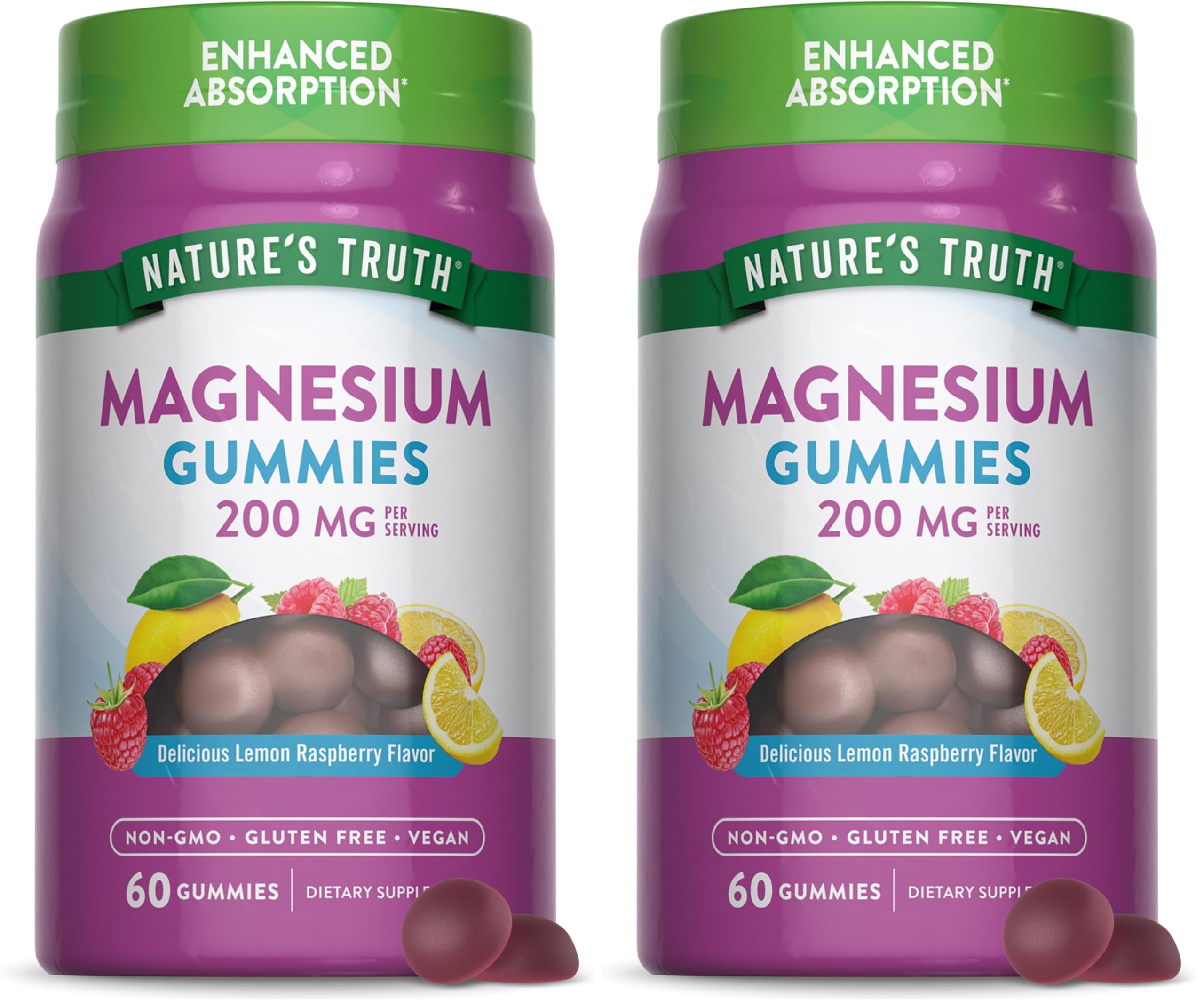 Nature's Truth Magnesium Gummies bottle for easy daily intake.