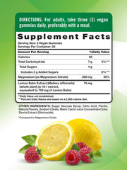 Nature's Truth Magnesium Gummies lemon-raspberry flavor offers tasty daily support.