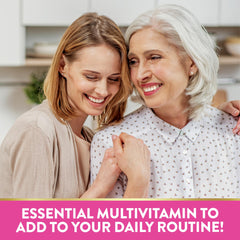 Nature's Truth multivitamin for women with iron gluten-free label emphasizes clean ingredients.