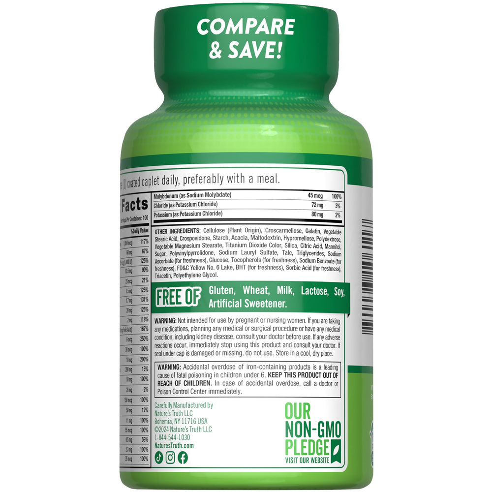 Packaging shows gluten-free and Non-GMO attributes for health-conscious shoppers.