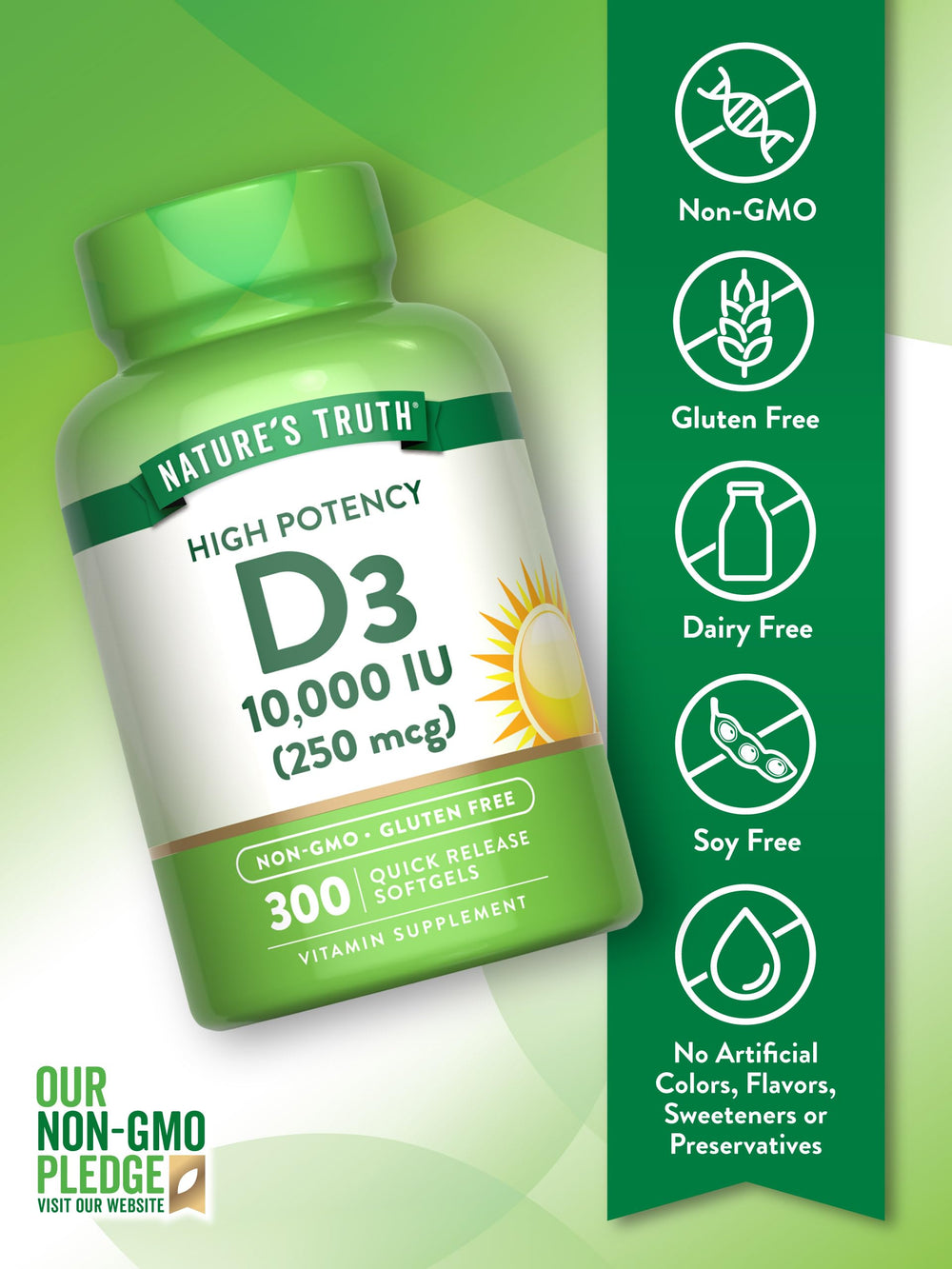 Nature's Truth pack of 2 box indicating value and consistent supplementation.