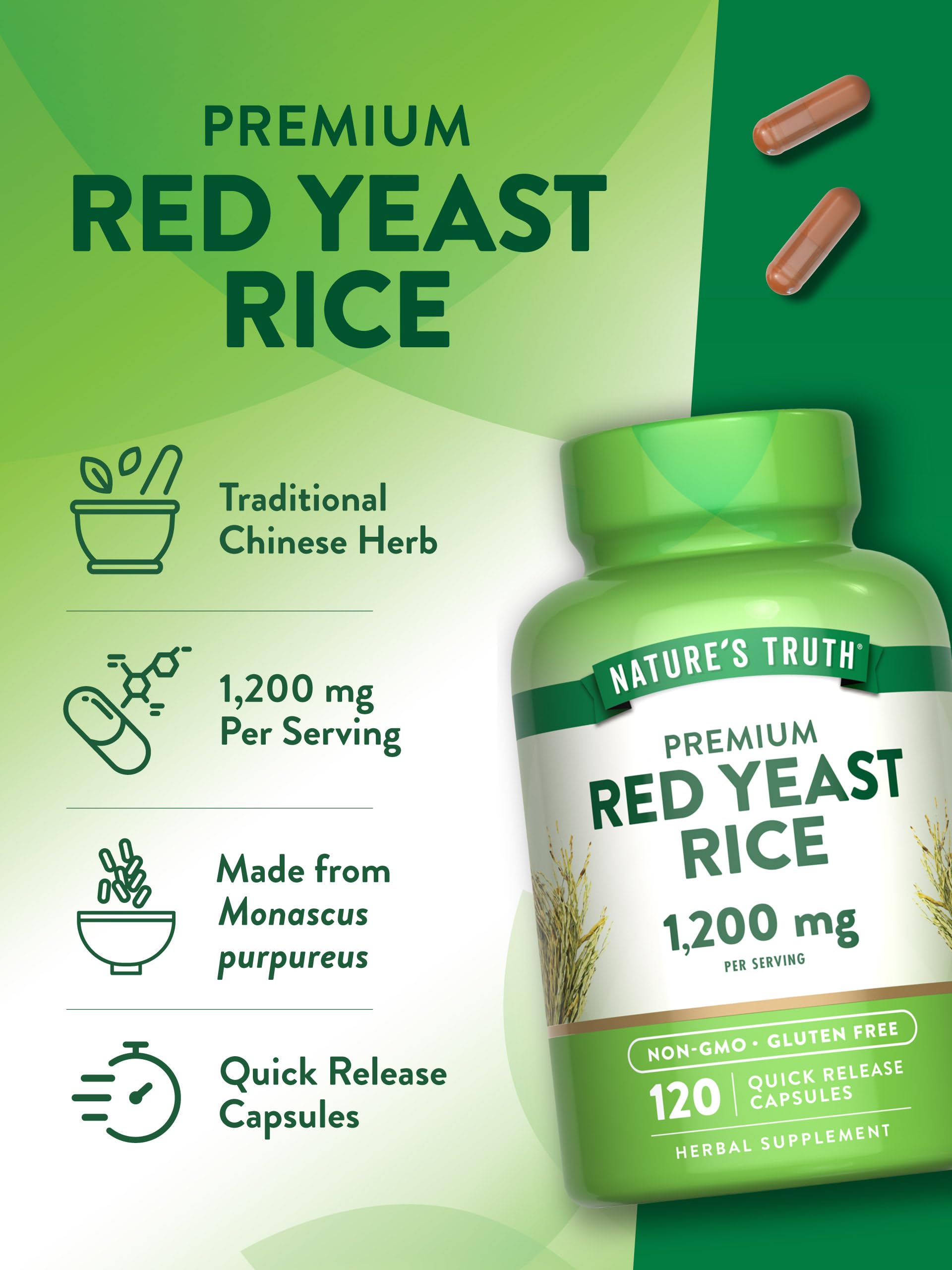 Nature's Truth packaging highlights non-GMO and purity
