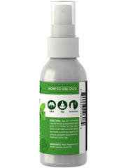 Nature's Truth peppermint spray mist on skin provides a cooling, invigorating feel.