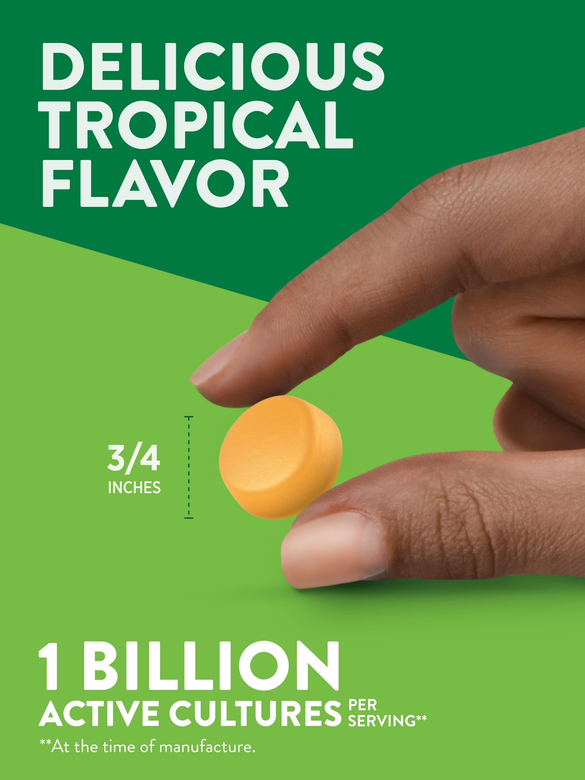 Nature's Truth probiotic gummies daily-dose serving for easy routine.