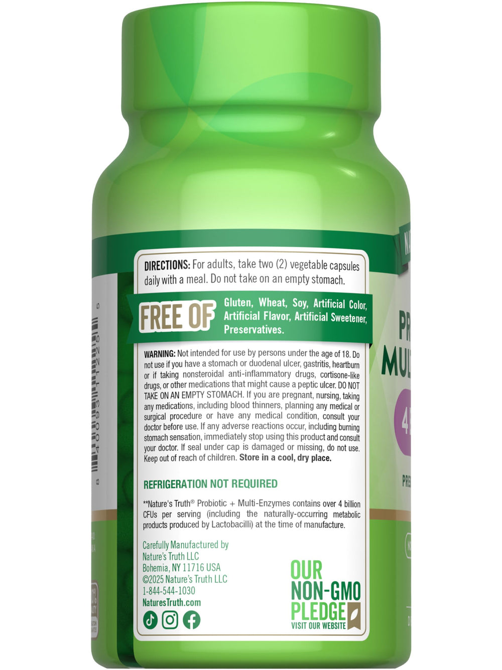 Nature's Truth Probiotics daily-use setup suggests simple everyday supplementation