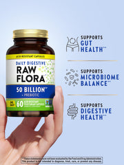 Nature's Truth Raw Flora label highlights multi-strain blend and CFU value