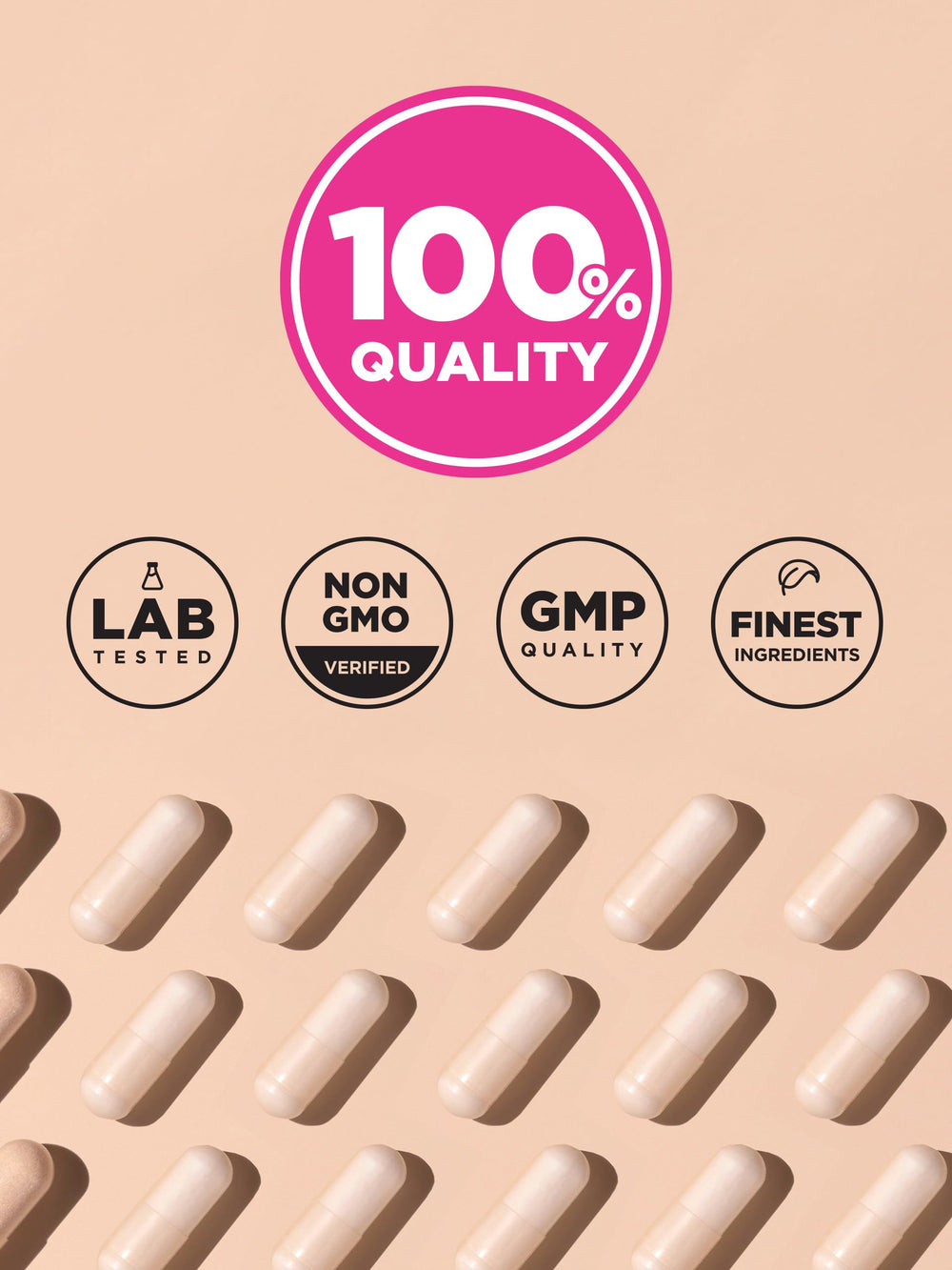 Nature's Truth Raw Flora non-GMO badge on packaging.