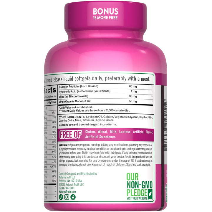 Nature's Truth sin gluten y sin aditivos