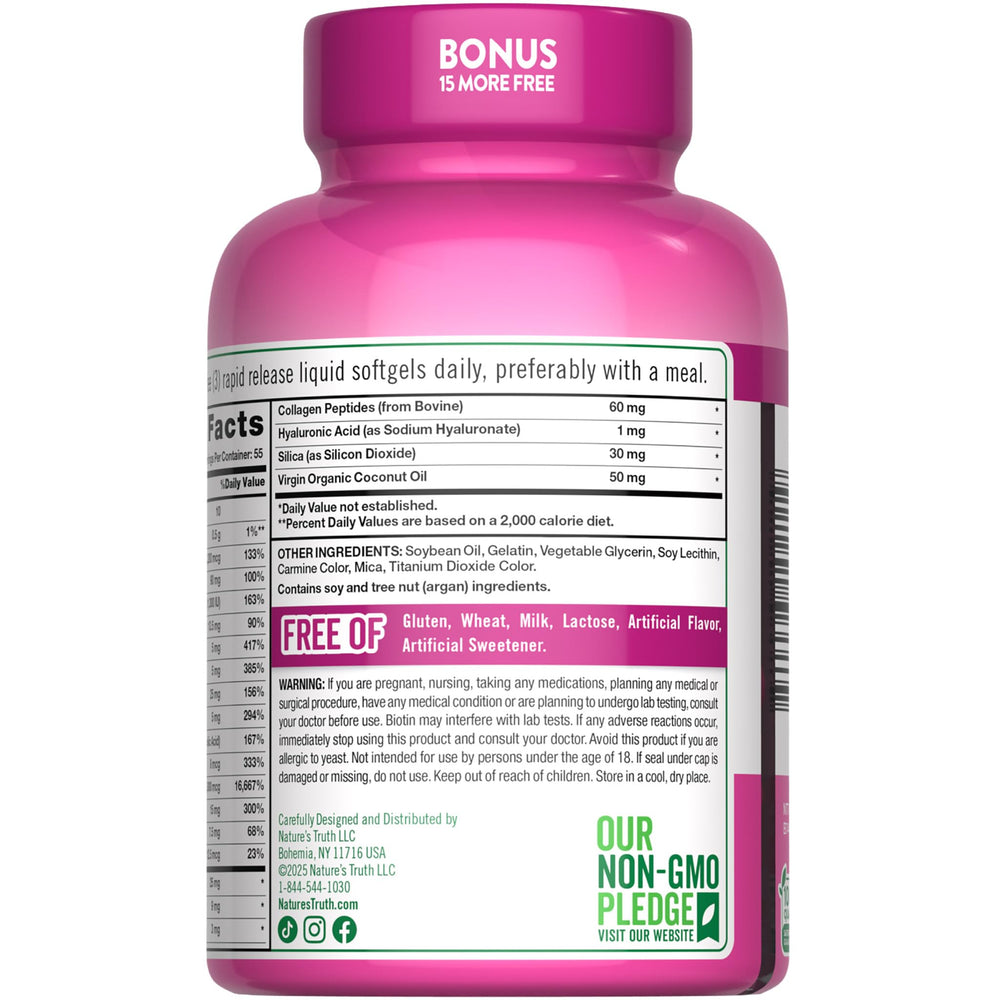 Nature's Truth sin gluten y sin aditivos