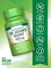 Nature's Truth label confirms gluten-free and non-GMO.