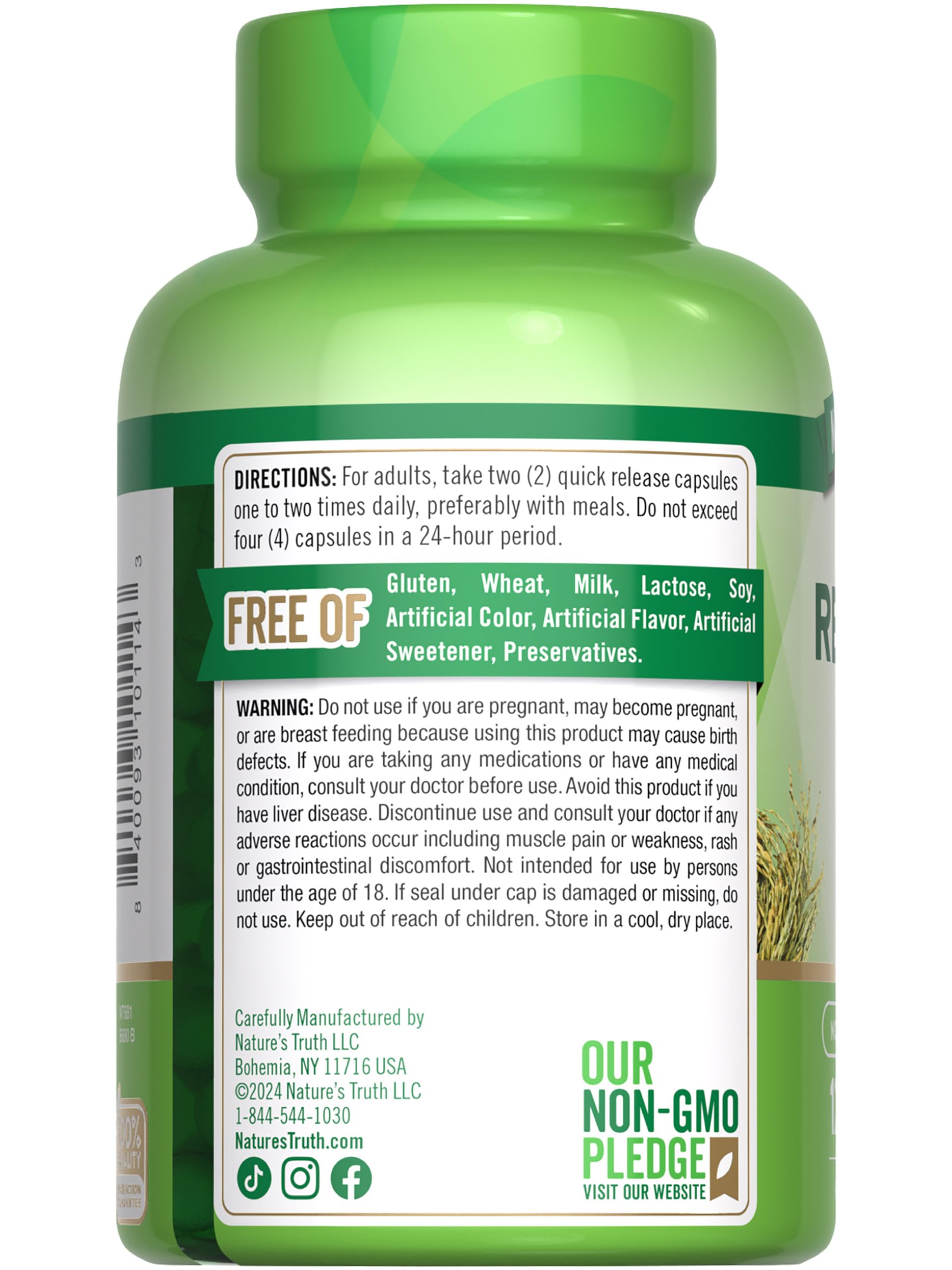 Nature's Truth supplement bottle on a clean checkout-ready display