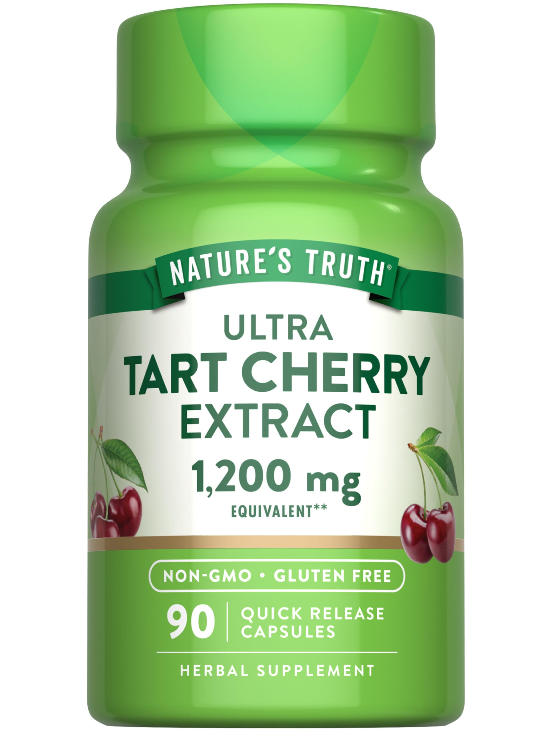Nature's Truth Tart Cherry Extract capsules bottle ready for daily use.