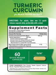 Nature's Truth Turmeric Curcumin capsules designed for easy daily use.