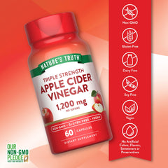 Nature's Truth vegan capsules packaging emphasizes cruelty-free, gluten-free, non-GMO choice