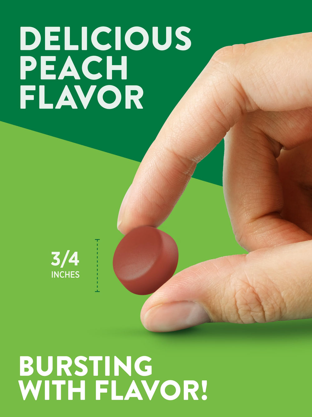 Nature's Truth Vitamin D3 Gummies peach pack shows value in a 2-pack.