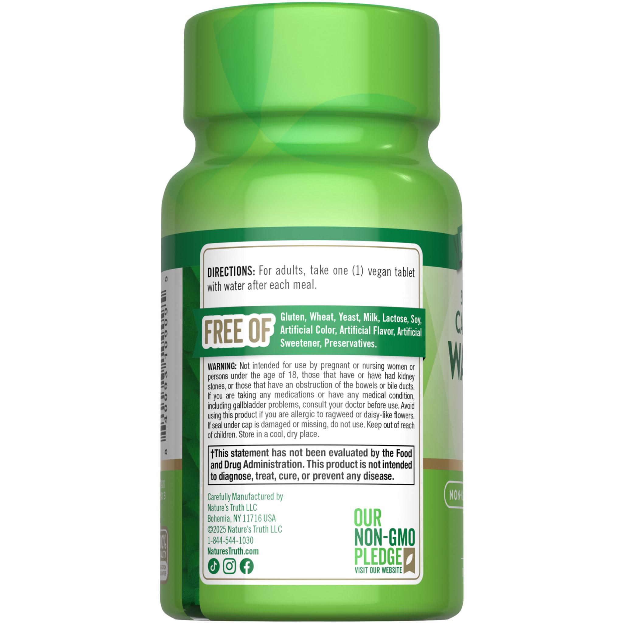 Nature's Truth Water Pill Potassium on a shelf, suggesting steady hydration support.