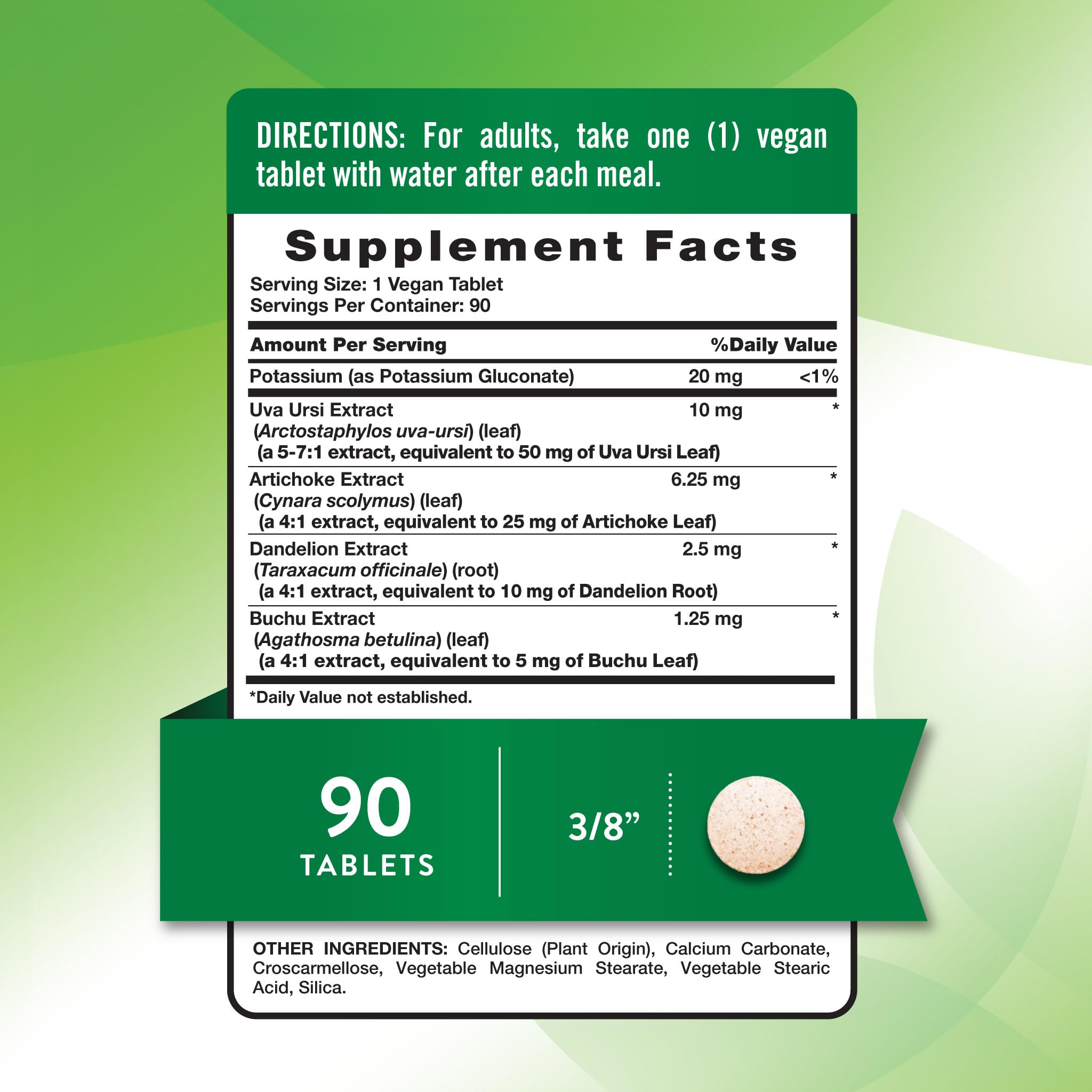 Nature's Truth Water Pill Potassium tablets close-up for easy daily use.