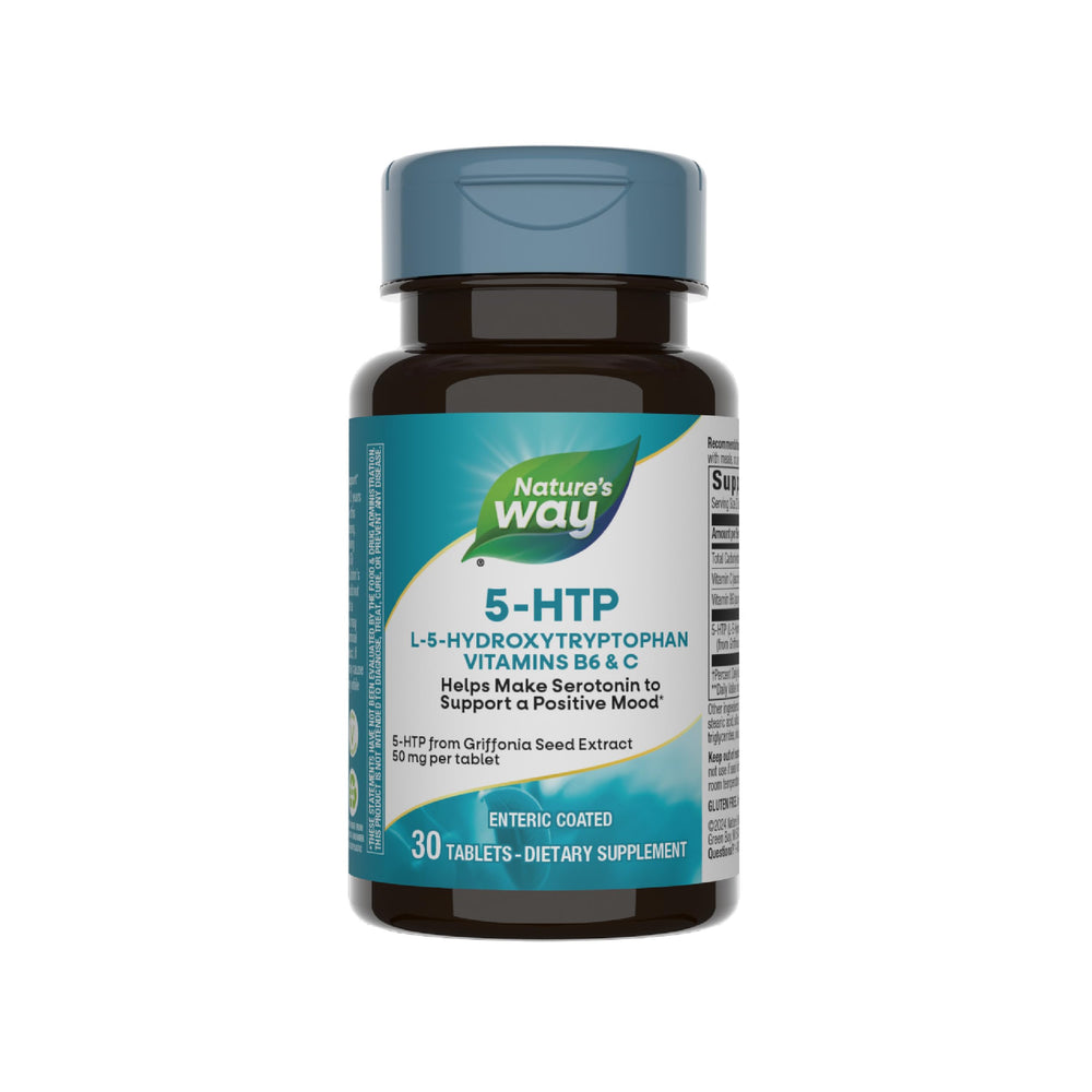 Nature's Way 5-HTP Griffonia bean extract capsule supporting serotonin production