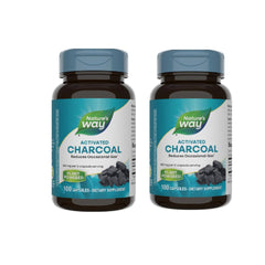 Nature's Way Activated Charcoal bottle front for easy daily use