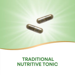 Serving size indication 840 mg on Nature's Way Alfa-Max package