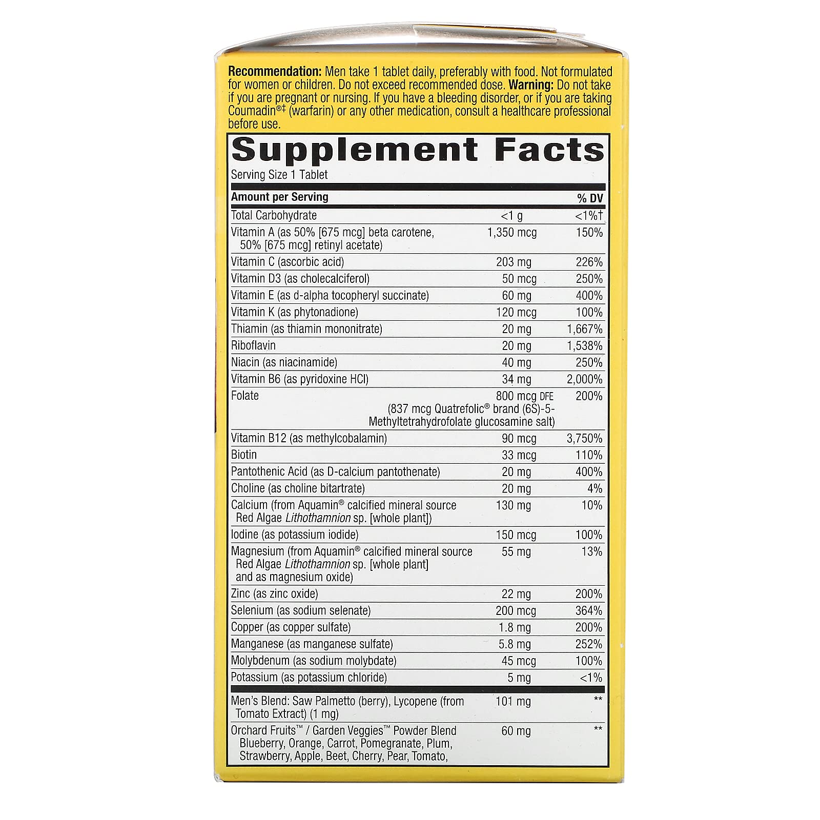 Nature's Way Alive! 50+ Ultra label highlights a high-potency blend for vitality.
