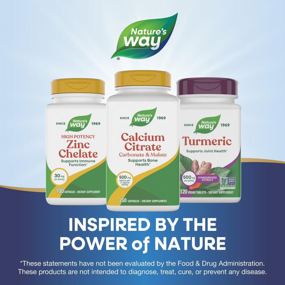 Nature's Way Calcium Citrate packaging may vary between batches.
