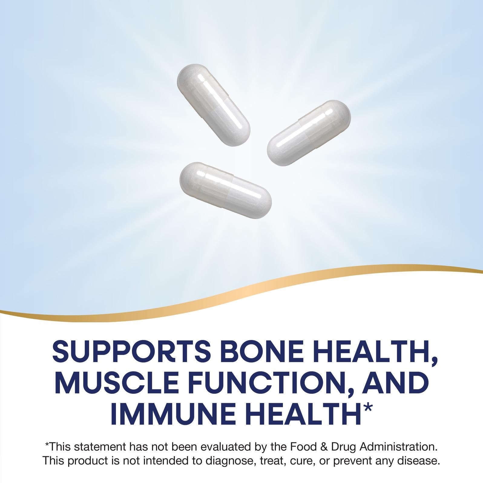 Nature's Way Calcium Magnesium Zinc gluten-free logo on packaging.