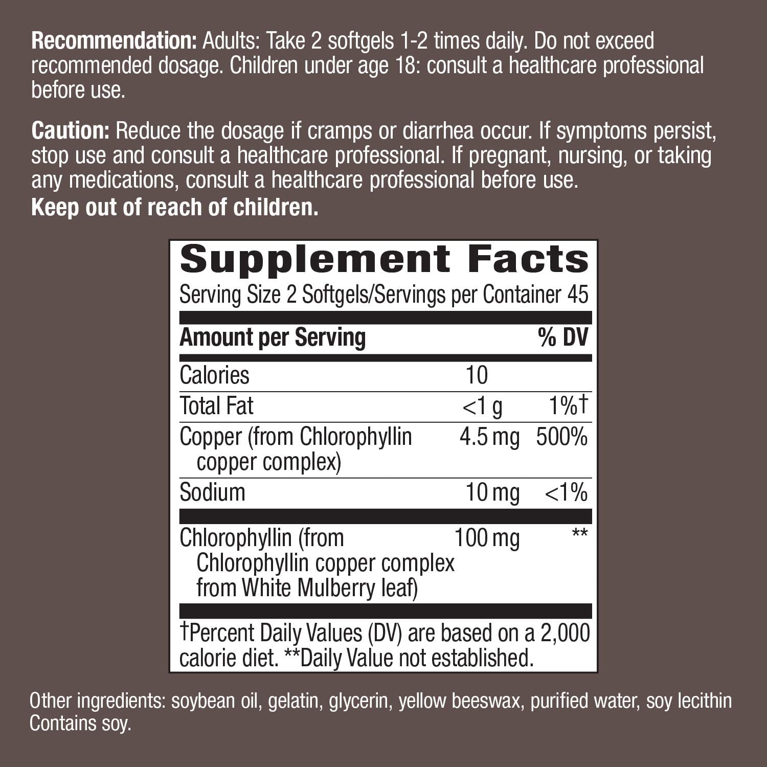 Chlorofresh softgels in bottle for easy daily odor management