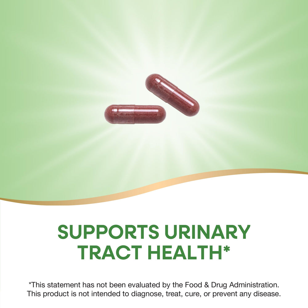 Nature's Way Cranberry label highlights Non-GMO Project Verified status