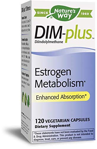 Nature's Way Dim-Plus bottle front view with vegetarian capsules for daily wellness