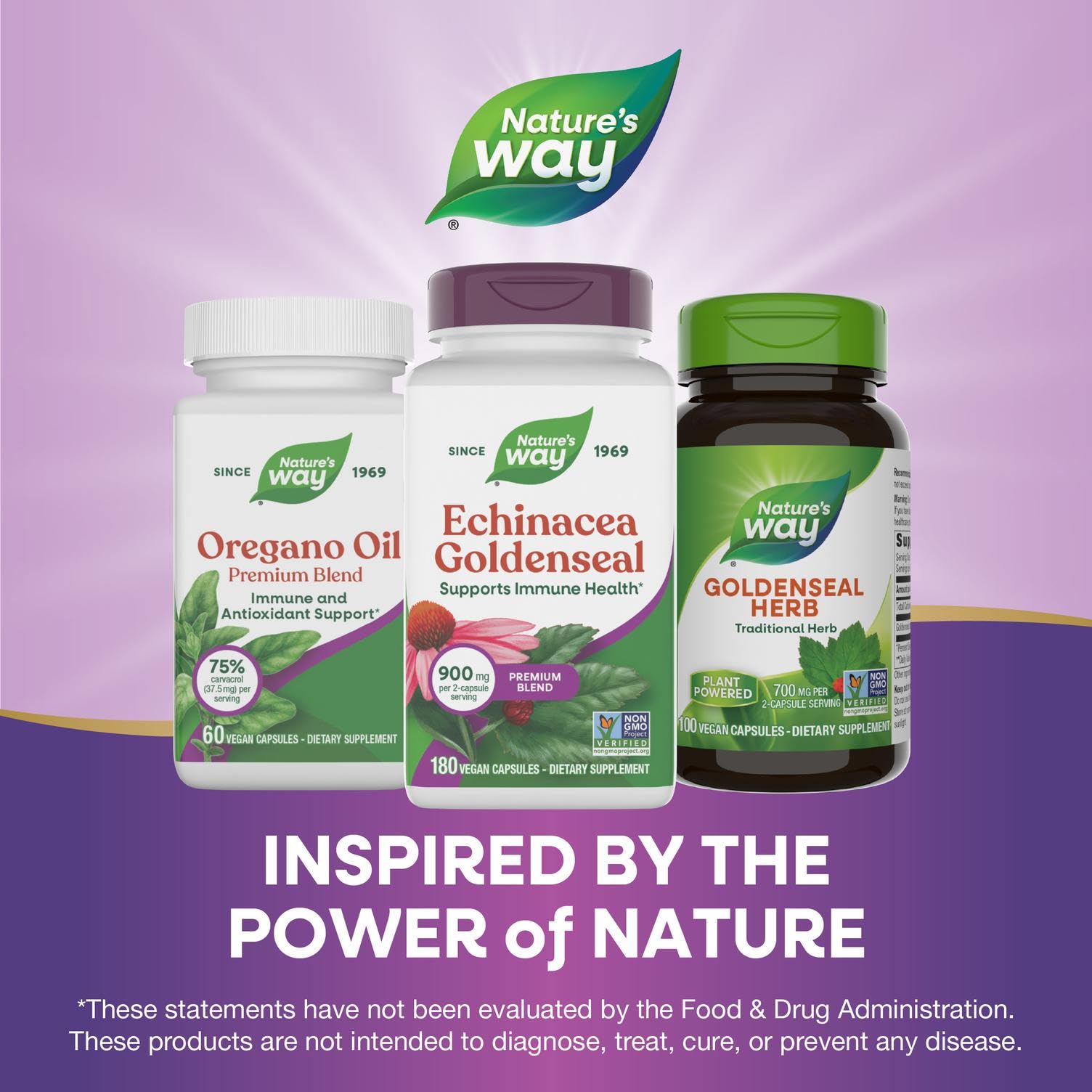 Adults take two capsules twice daily with food as shown on label