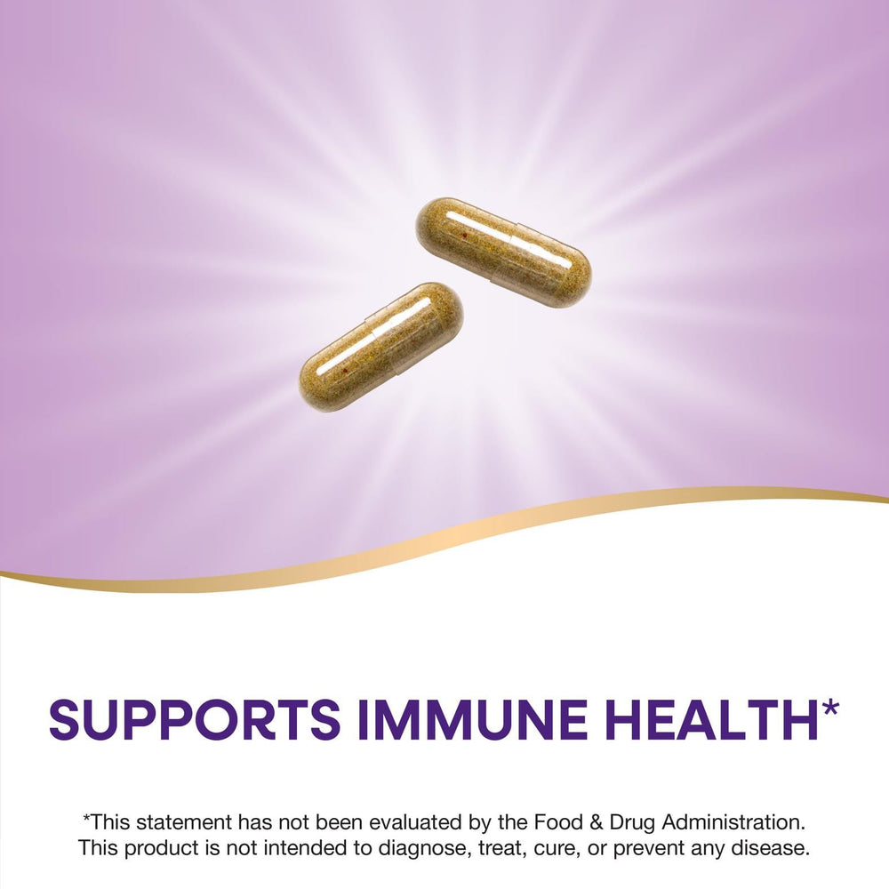 Front-label packaging shows Nature's Way Echinacea Goldenseal with 900 mg per serving for immune support.