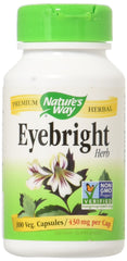 Nature's Way Eyebright container packaging highlights a long-lasting 50-serving bottle.
